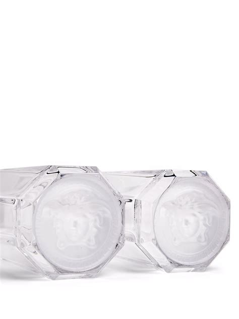 versace medusa drinking glasses.